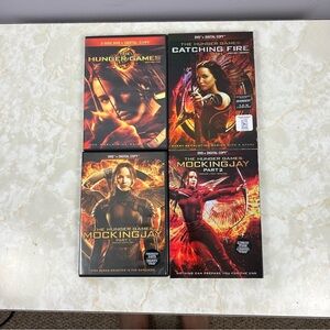 Hunger Games Trilogy 4 DVDs